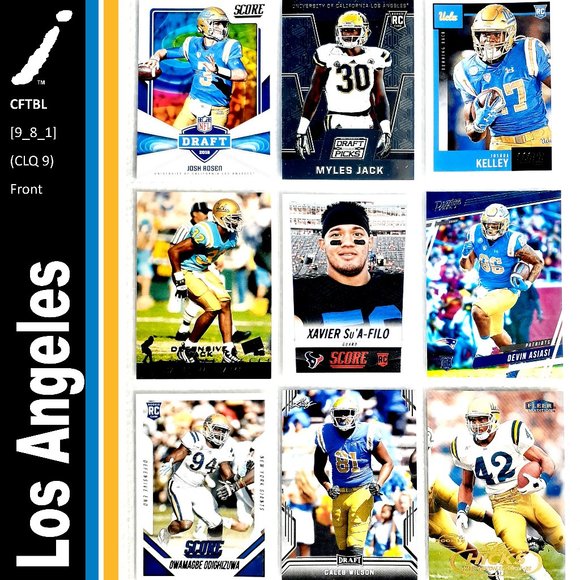 NCAA Other - UCLA Bruins 9 Card Lot - CFTBL [9_8_1]